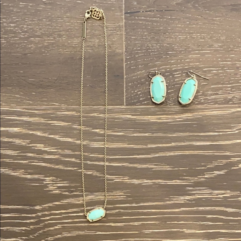 Kendra Scott Necklace and Earring Set